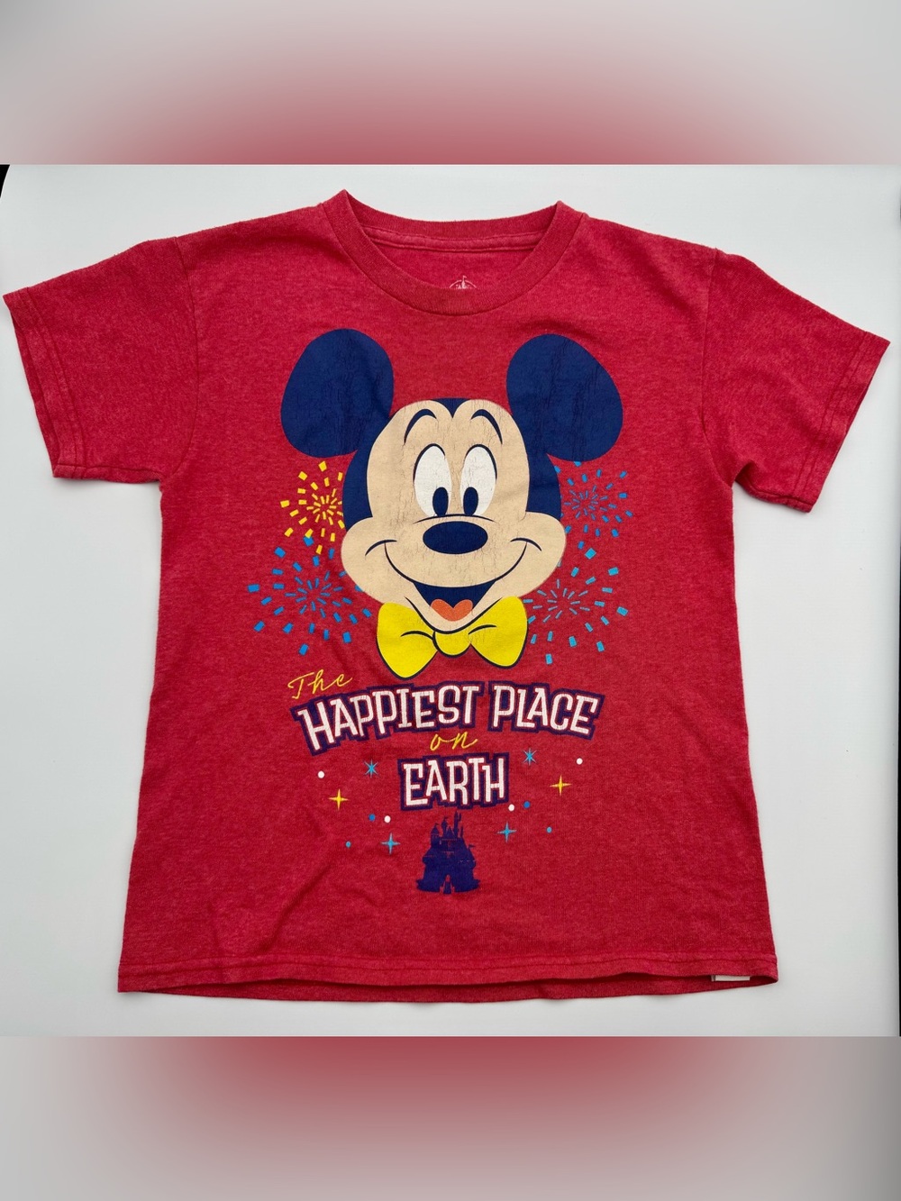 Disneyland Happiest Place On Earth 65th Anniversary Mickey Mouse Kids Shirt